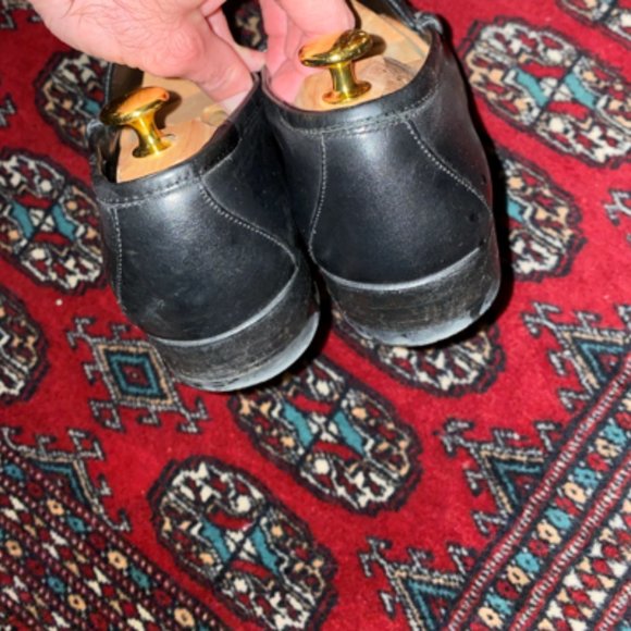 Mens Black Gucci Calfskin Horsebit Loafer